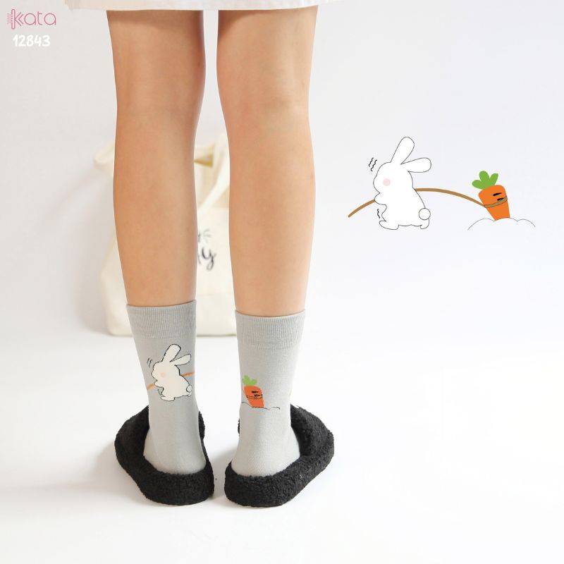 Tất hoạt hình phong cách Hàn Quốc ,vớ nữ giữa bắp chân 12843