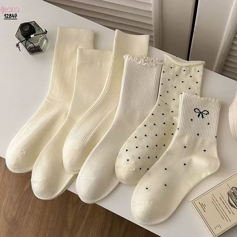 Tất nữ dễ thương mùa hè,vớ ống giữa thoáng khí 12847