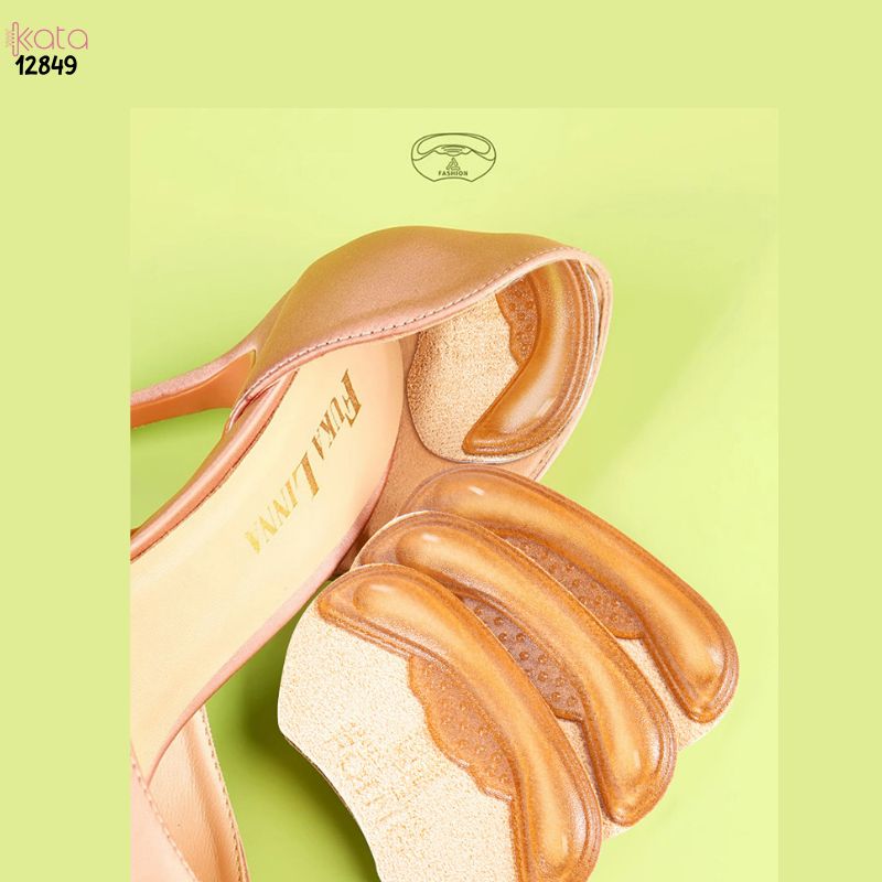 Đệm gót chân bằng da bò cao cấp,chống mòn gót,chống rớt gót giày rộng 12849