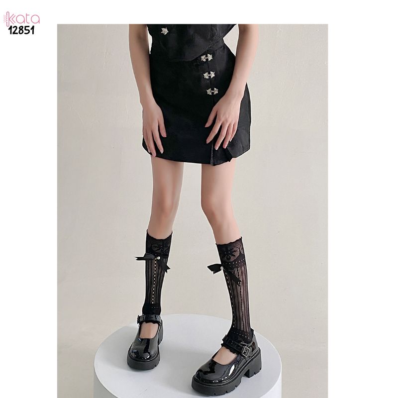 Ống tất ren lolita phong phong cách công chúa,ống tay nơ thời trang nữ 12851