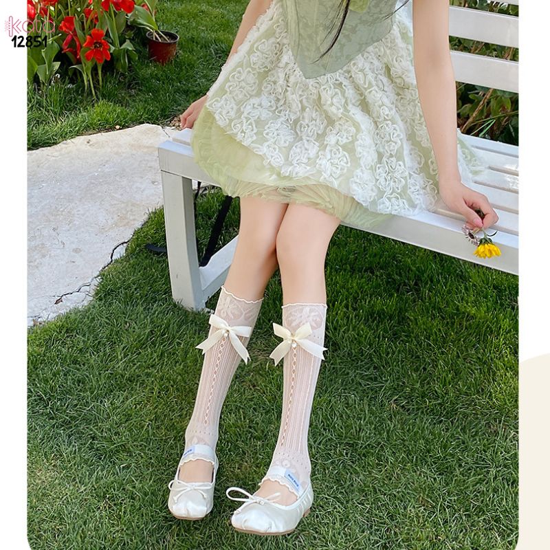 Ống tất ren lolita phong phong cách công chúa,ống tay nơ thời trang nữ 12851