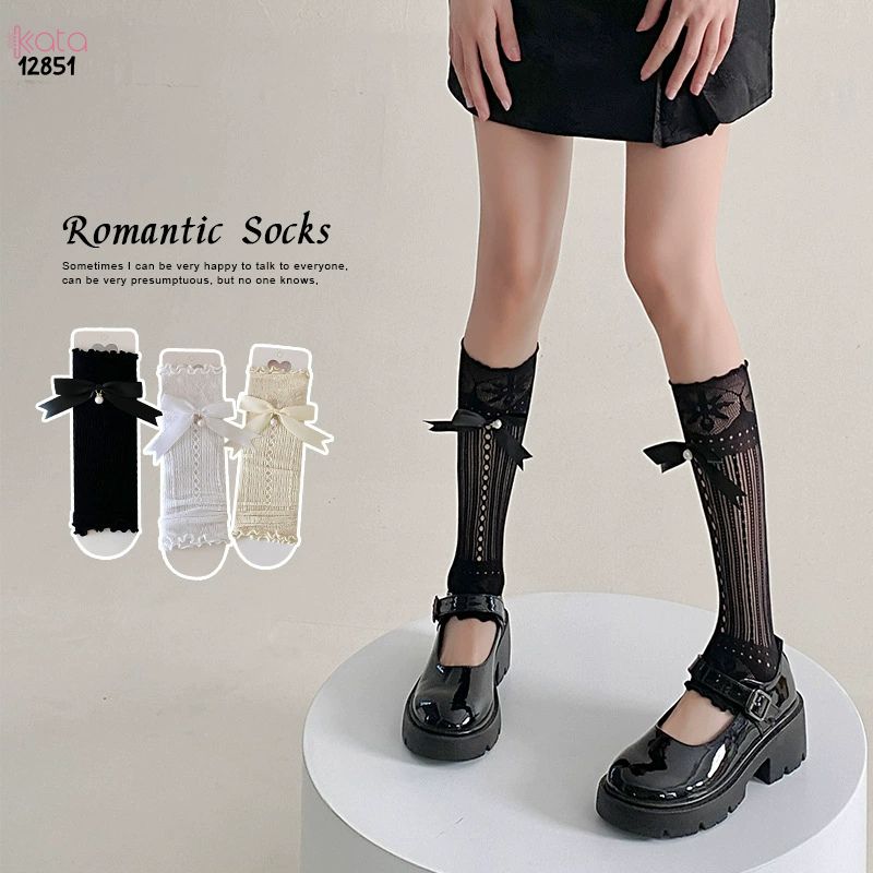 Ống tất ren lolita phong phong cách công chúa,ống tay nơ thời trang nữ 12851