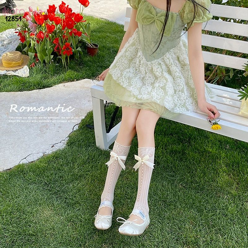 Ống tất ren lolita phong phong cách công chúa,ống tay nơ thời trang nữ 12851