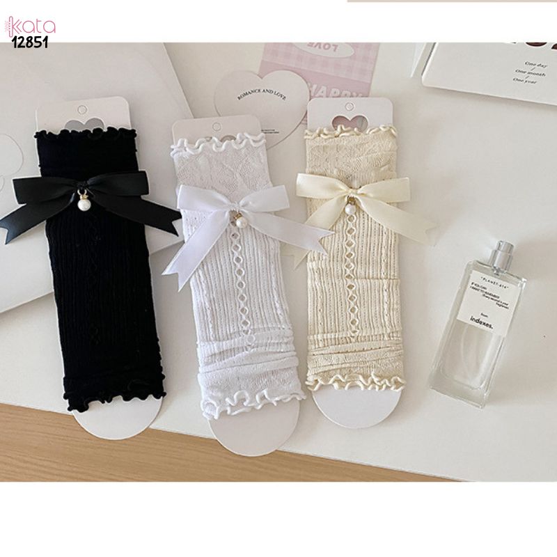 Ống tất ren lolita phong phong cách công chúa,ống tay nơ thời trang nữ 12851