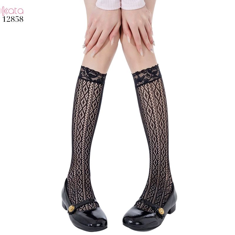 Tất ren lolita girly,vớ bắp chân mỏng mùa hè phong cách Nhật Bản nữ 12858