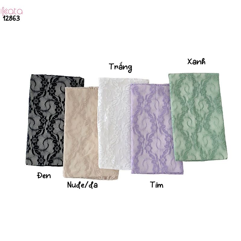 Tất ren mỏng mùa hè,vớ Lolita hoa nhỏ giữa bắp chân cao cấp 12863