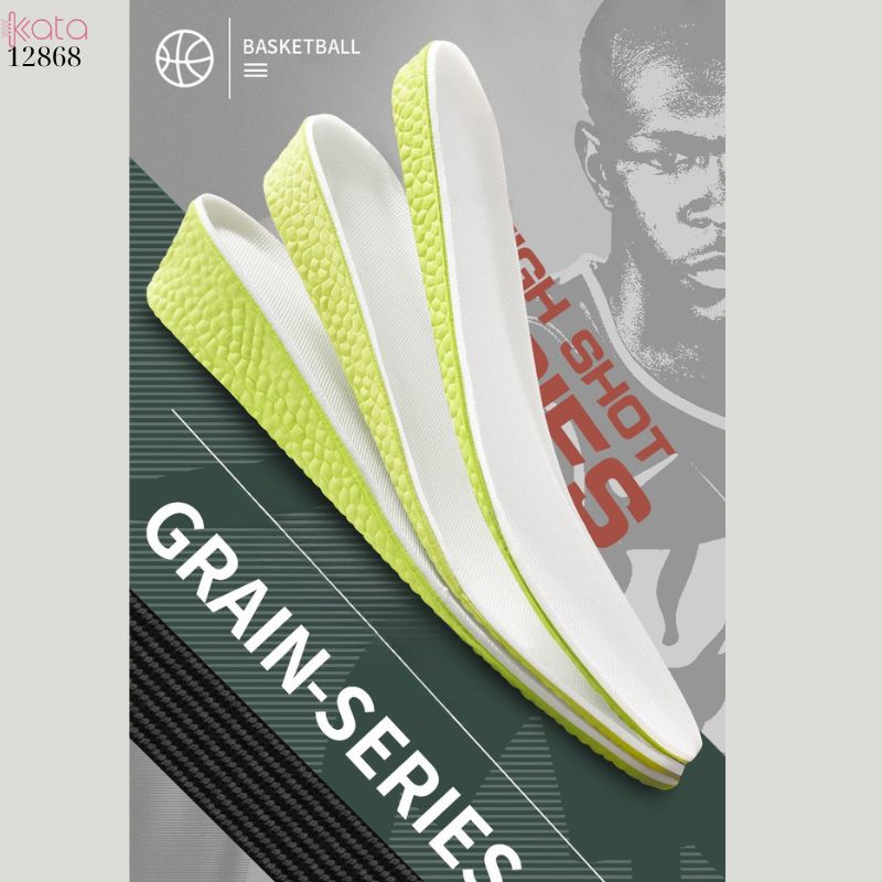 Đế lót giày tăng chiều cao,lót hấp thụ sốc đàn hồi ,thoáng khí thấm hút mồ hôi Nam Nữ 12867