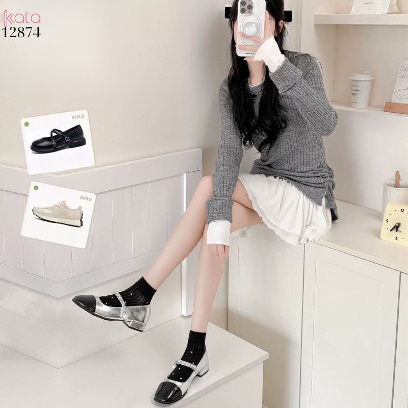 Tất bông mịn mỏng mát mùa hè,vớ ống ngắn thoáng khí chống trơn trượt 12874