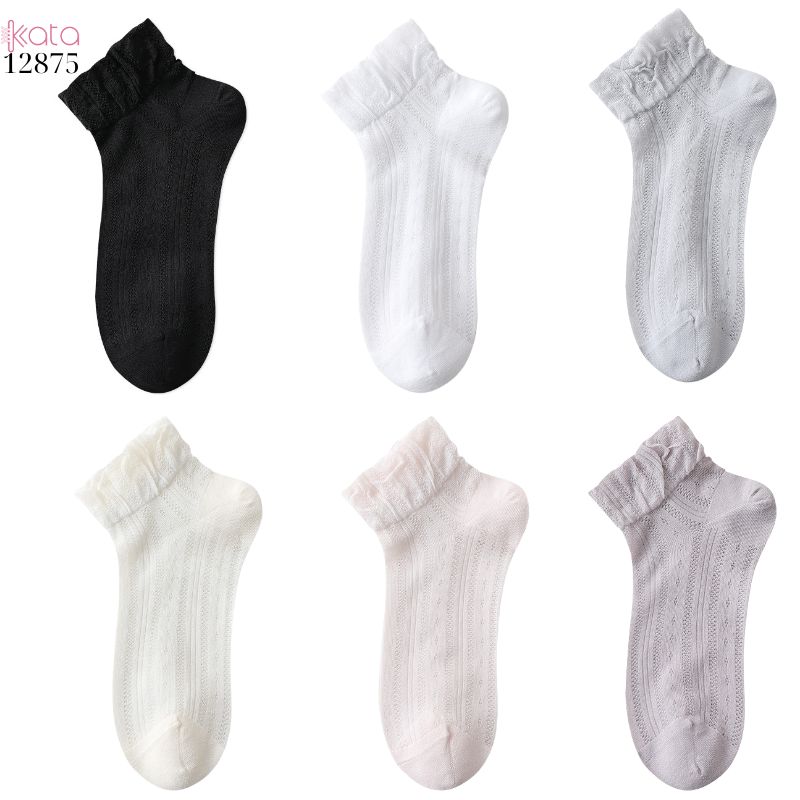 Tất trơn siêu mỏng Xuân Hè,mềm mại,chống trượt,chống tuột,thoáng khí 12875