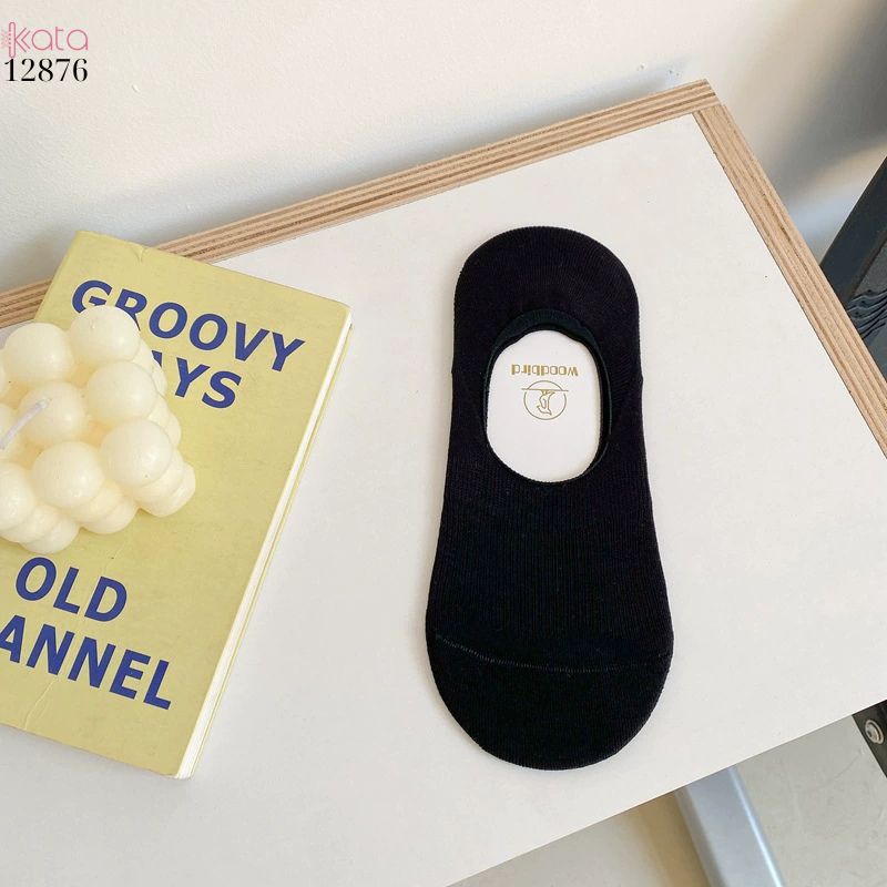 Tất thuyền silicone chống trượt,vớ bông mềm mịn mỏng mát mùa hè 12876