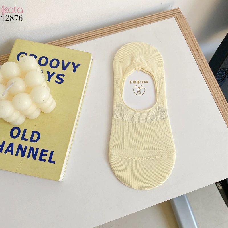 Tất thuyền silicone chống trượt,vớ bông mềm mịn mỏng mát mùa hè 12876