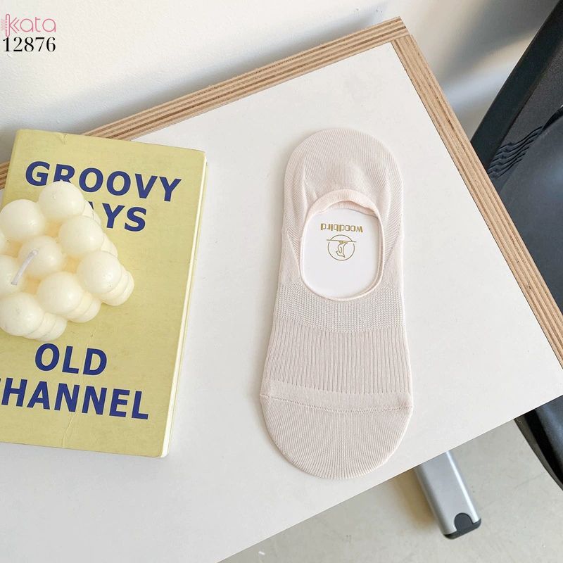 Tất thuyền silicone chống trượt,vớ bông mềm mịn mỏng mát mùa hè 12876