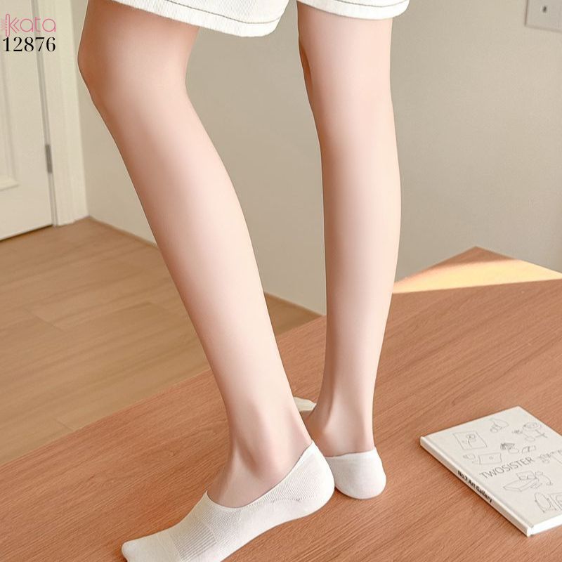 Tất thuyền silicone chống trượt,vớ bông mềm mịn mỏng mát mùa hè 12876