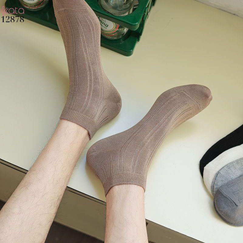 Tất nam sợi tre,vớ  thấm hút mồ hôi, chống mùi, chống ma sát 12878