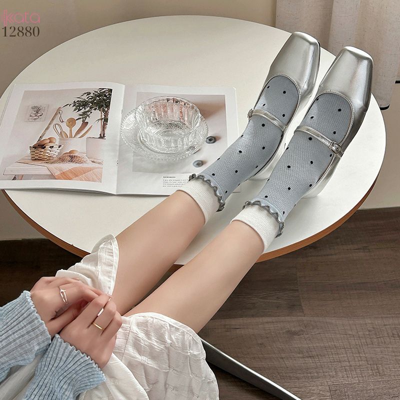 Tất thời trang ngọt ngào phong cách Hàn,vớ bông mềm mịn xuân hè 12880