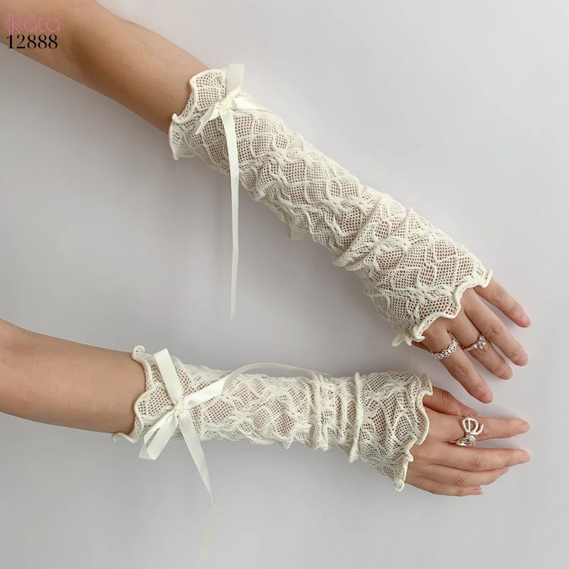 Ống tay lolita,ống chân ren thời trang Y2k Lolita Ballet Style 12889
