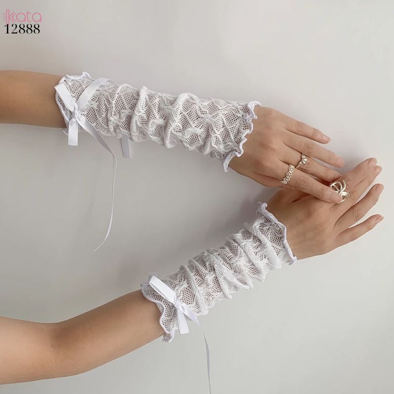 Ống tay lolita,ống chân ren thời trang Y2k Lolita Ballet Style 12889