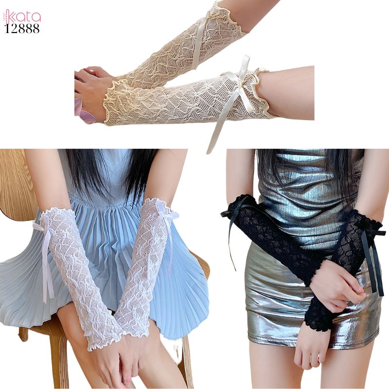 Ống tay lolita,ống chân ren thời trang Y2k Lolita Ballet Style 12889