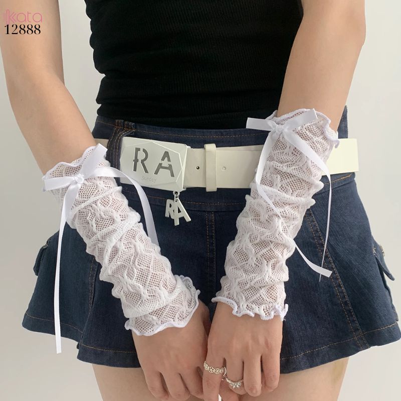 Ống tay lolita,ống chân ren thời trang Y2k Lolita Ballet Style 12889