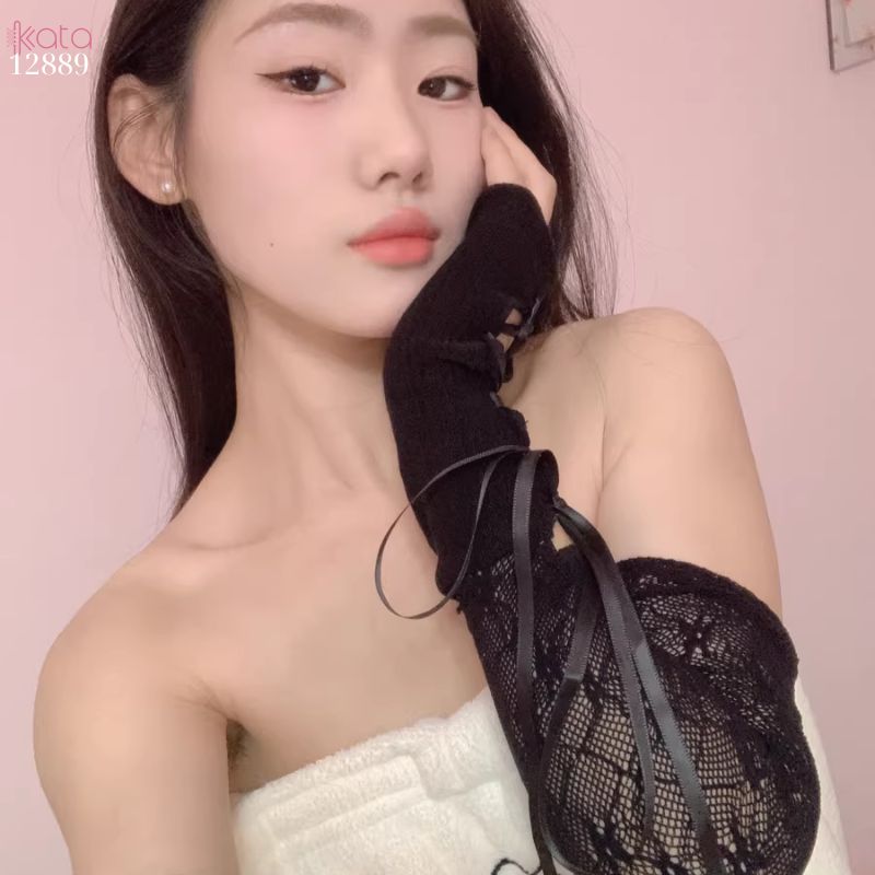 Ống tay lolita,ống chân ren thời trang Y2k Lolita Ballet Style 12889