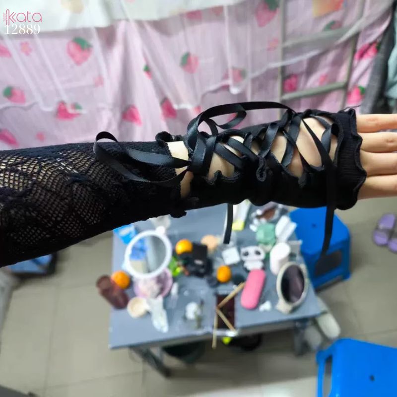 Ống tay lolita,ống chân ren thời trang Y2k Lolita Ballet Style 12889