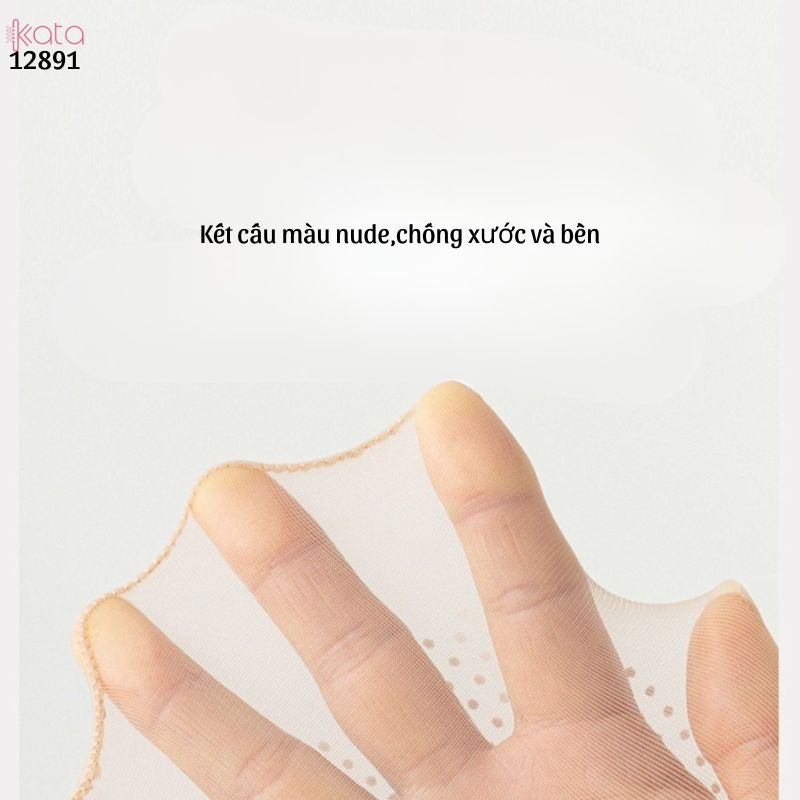 Tất nữ siêu mỏng chống trượt mùa hè,vớ lụa trong suốt giữa bắp chân 12891