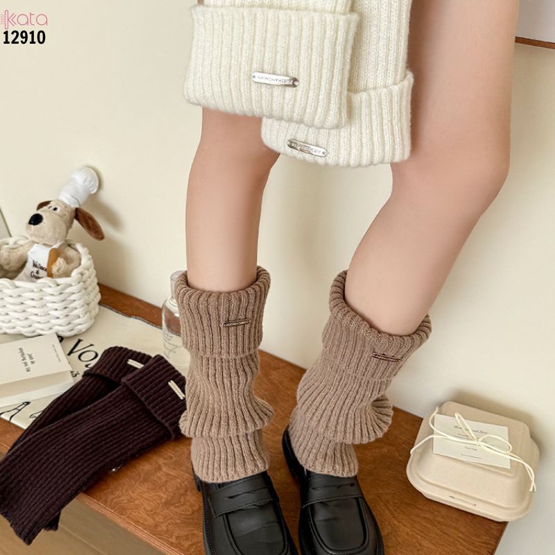 Ống tất dày và ấm thu đông,tất ống chân vải dệt kim cao cấp 12910