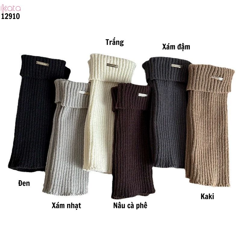Ống tất dày và ấm thu đông,tất ống chân vải dệt kim cao cấp 12910