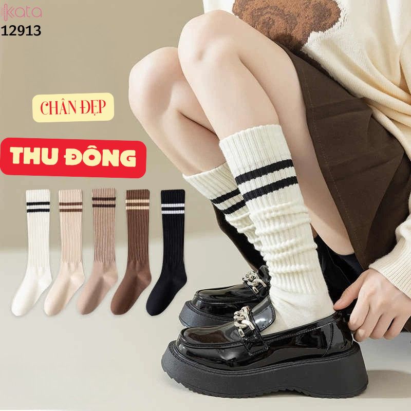 Tất dày thu đông,vớ giúp thon gọn bắp chân 12913