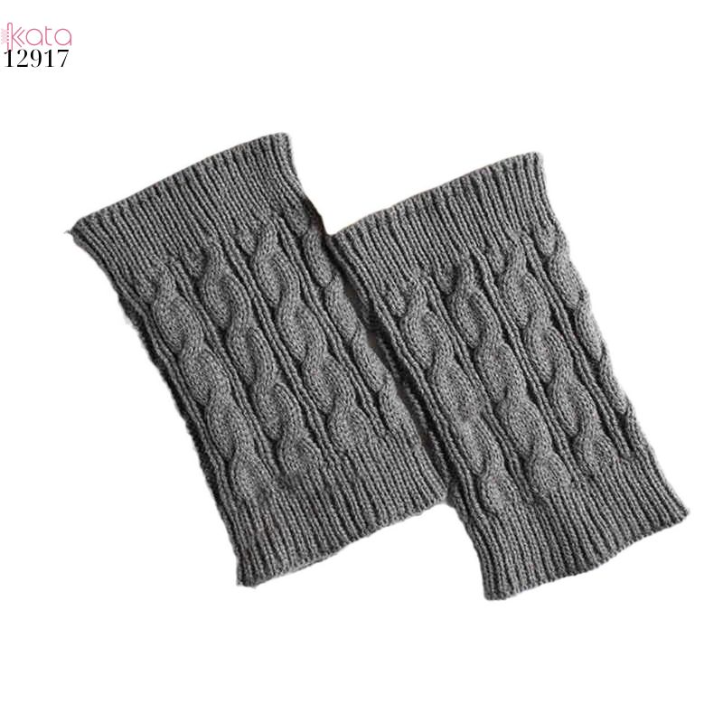 Ống tất len giữ ấm cổ chân cổ tay mùa đông,tất đi bốt dệt kim ren giữ ấm mắt cá chân 12917