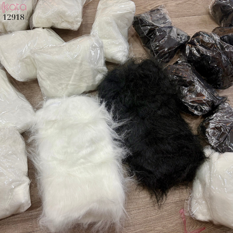 Ống tất lông phong cách Y2K giữ ấm mùa đông,tất lông sang trọng cá tính 12918