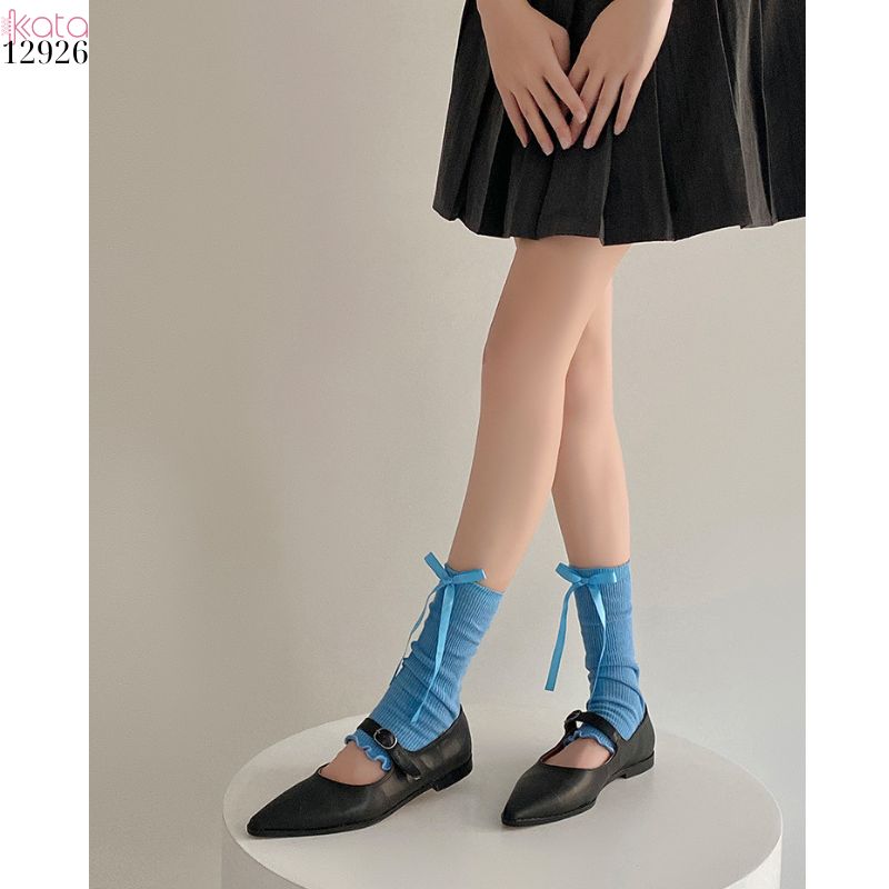 Ống tất nấm ren lolita,tất xuân hè phong cách Y2K 12926