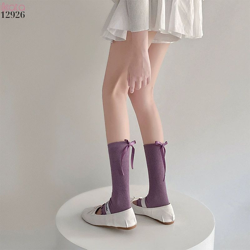 Ống tất nấm ren lolita,tất xuân hè phong cách Y2K 12926