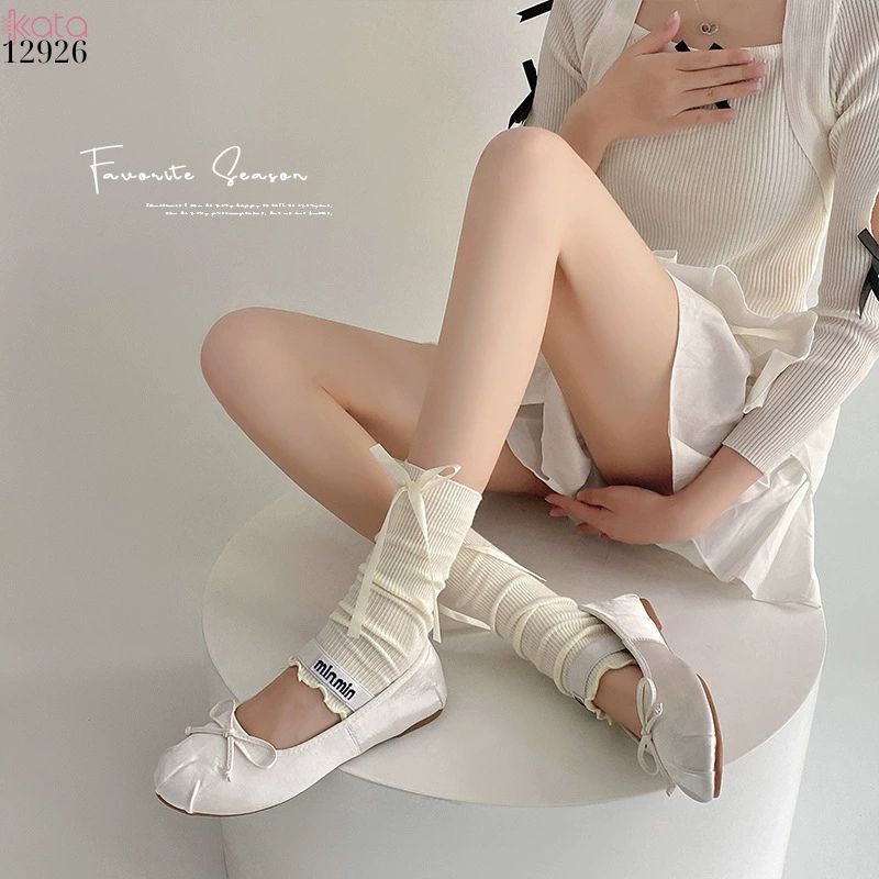 Ống tất nấm ren lolita,tất xuân hè phong cách Y2K 12926