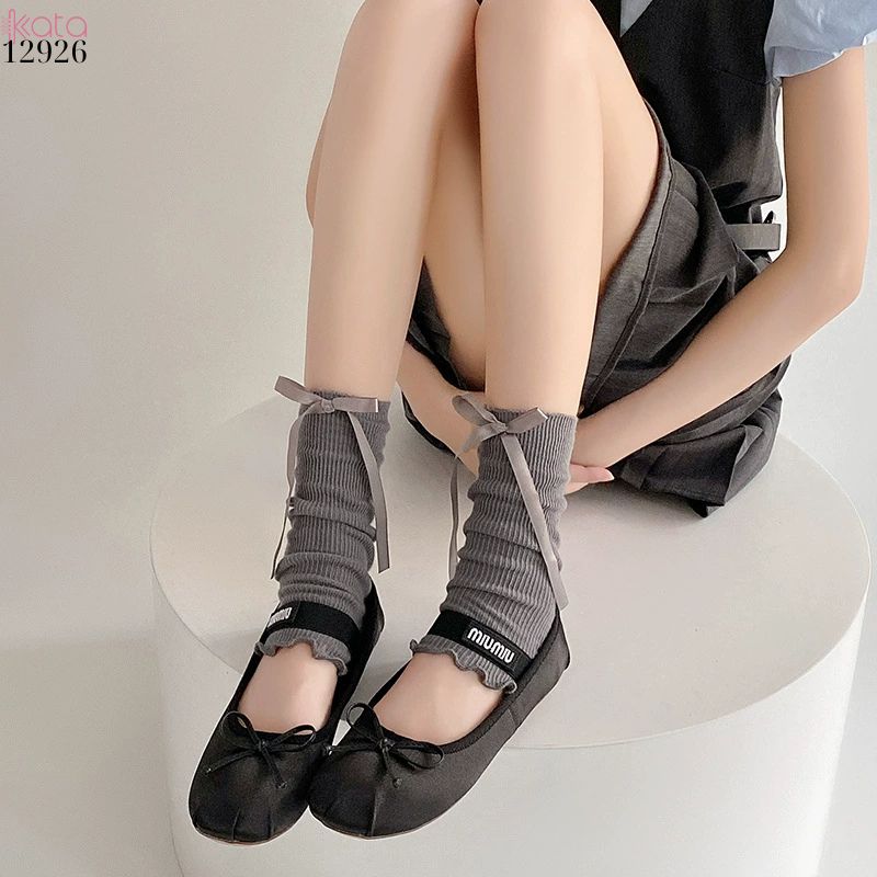Ống tất nấm ren lolita,tất xuân hè phong cách Y2K 12926