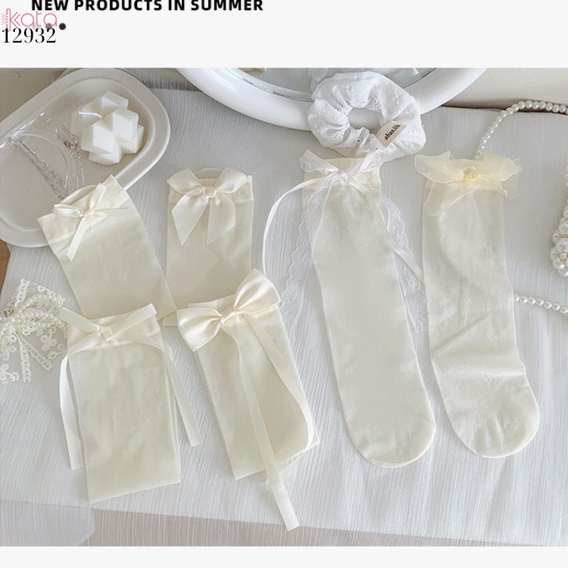 Tất trong suốt siêu mỏng lolita,vớ giữa bắp chân phong cách cổ tích xuân hè 12932