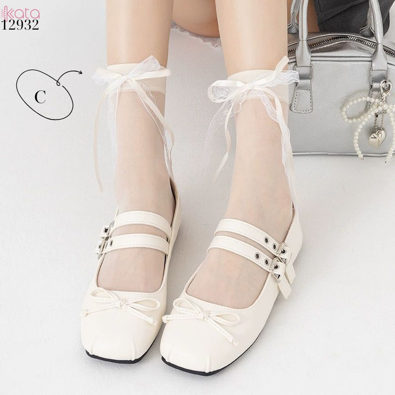Tất trong suốt siêu mỏng lolita,vớ giữa bắp chân phong cách cổ tích xuân hè 12932