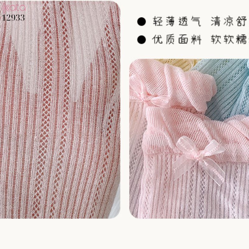 Tất ren mùa hè ngọt ngào Lolita,vớ nữ mỏng giữa bắp chân 12933