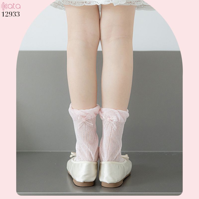 Tất ren mùa hè ngọt ngào Lolita,vớ nữ mỏng giữa bắp chân 12933