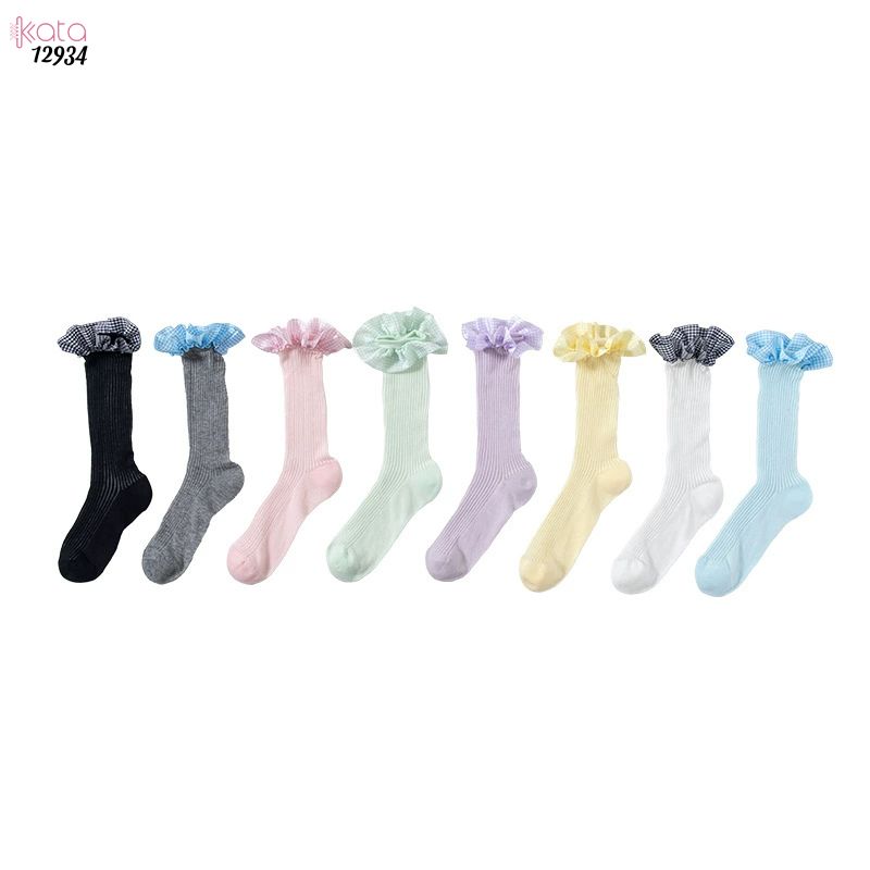 Tất ren  JK Lolita cotton,vớ mỏng mùa xuân hè phong cách ballet 12934