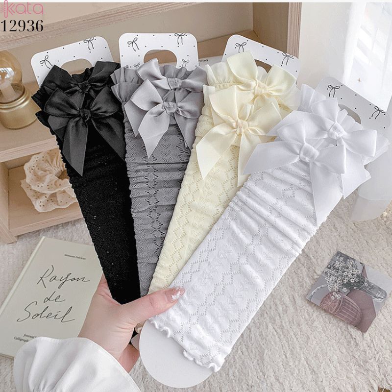 Ống tất ren JK lolita phong cách Nhật Bản,vớ mùa hè mỏng che ống chân thời trang 12936