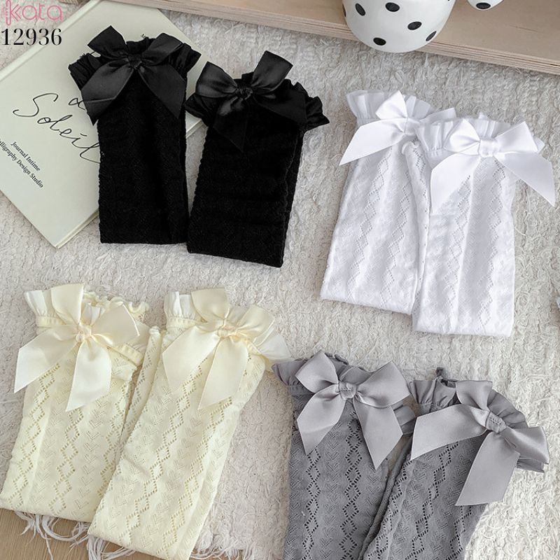 Ống tất ren JK lolita phong cách Nhật Bản,vớ mùa hè mỏng che ống chân thời trang 12936