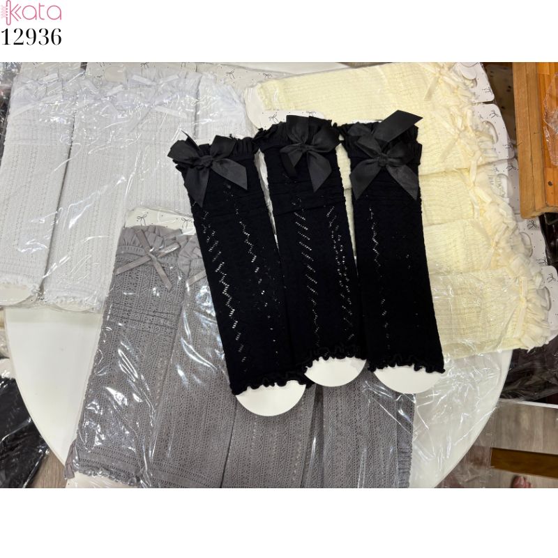 Ống tất ren JK lolita phong cách Nhật Bản,vớ mùa hè mỏng che ống chân thời trang 12936