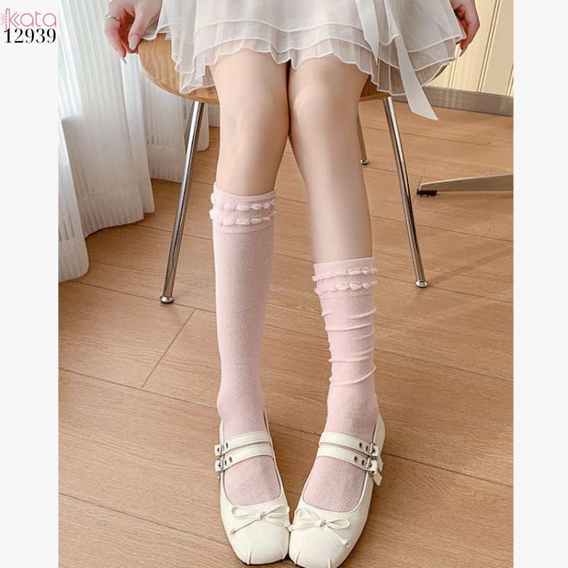 Tất lưới mỏng mùa hè,vớ nữ bắp chân lolita 12939