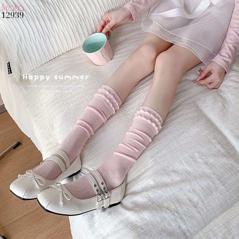 Tất lưới mỏng mùa hè,vớ nữ bắp chân lolita 12939