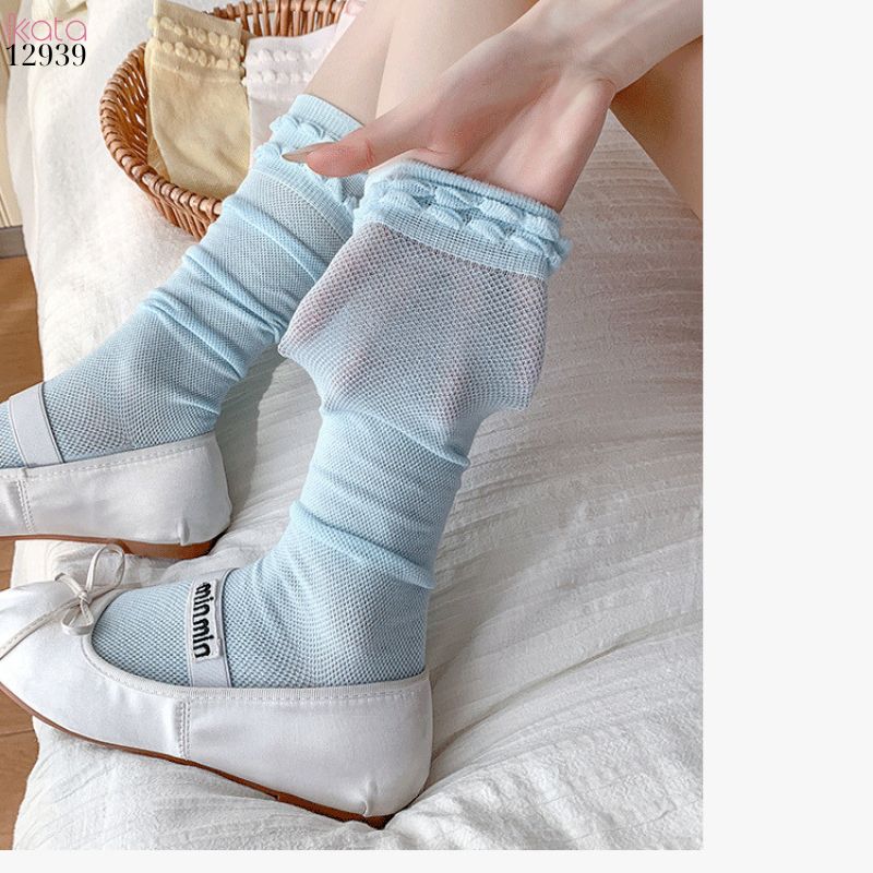 Tất lưới mỏng mùa hè,vớ nữ bắp chân lolita 12939