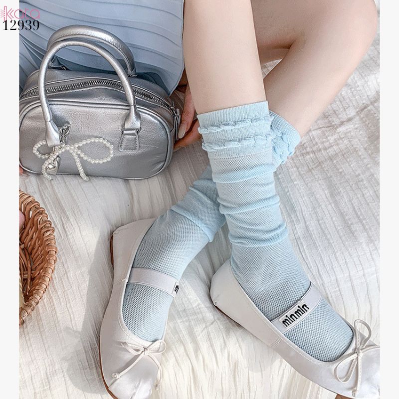 Tất lưới mỏng mùa hè,vớ nữ bắp chân lolita 12939