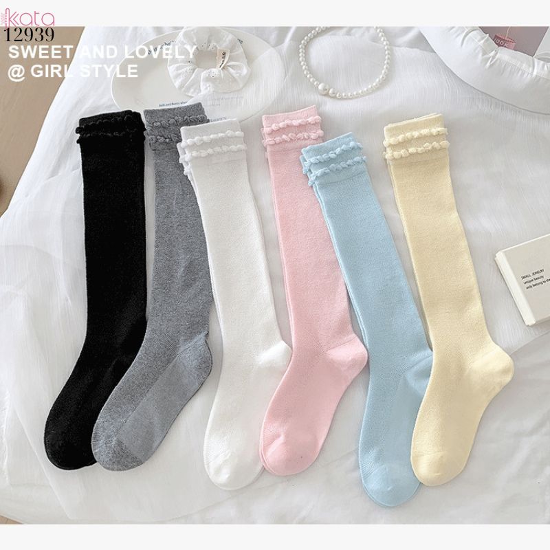 Tất lưới mỏng mùa hè,vớ nữ bắp chân lolita 12939