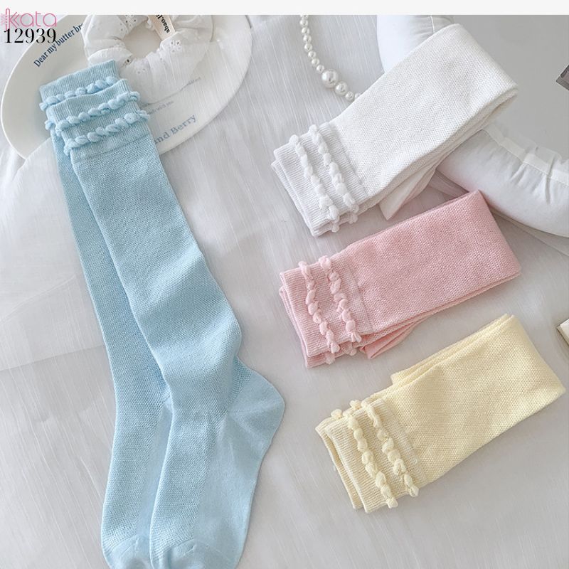 Tất lưới mỏng mùa hè,vớ nữ bắp chân lolita 12939