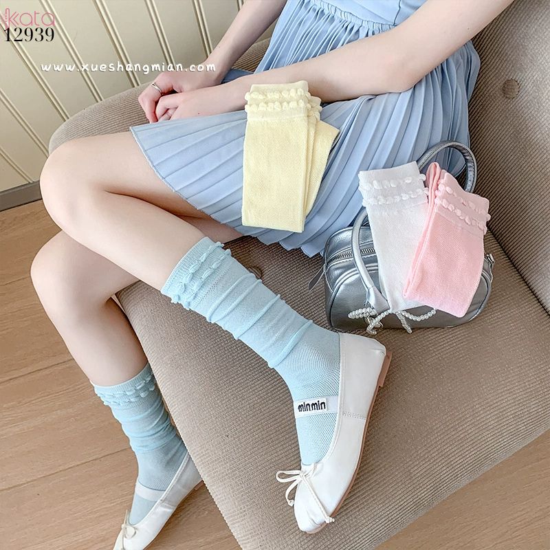 Tất lưới mỏng mùa hè,vớ nữ bắp chân lolita 12939